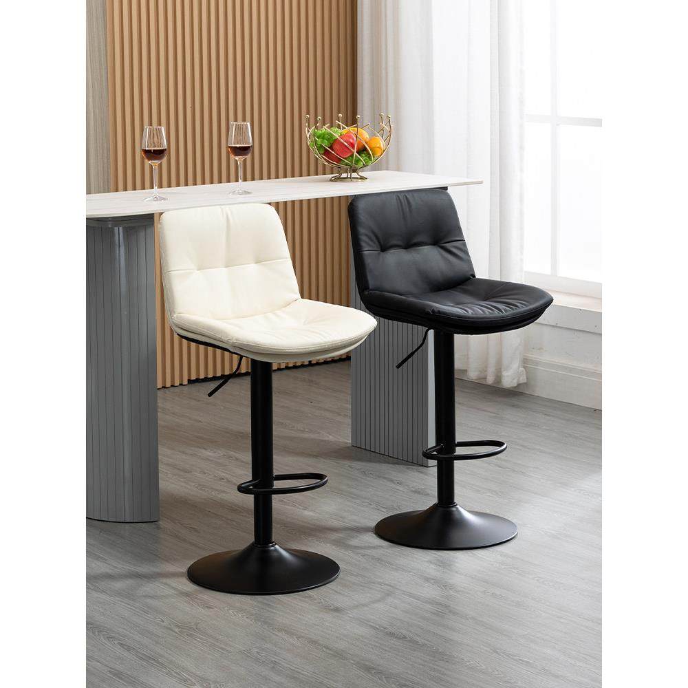 吧台升降椅子家用现代简约旋转靠背高脚凳子前台收银轻奢酒吧椅子,商业/办公家具,酒吧椅,淘宝优惠券,粉丝福利购,淘宝优惠卷