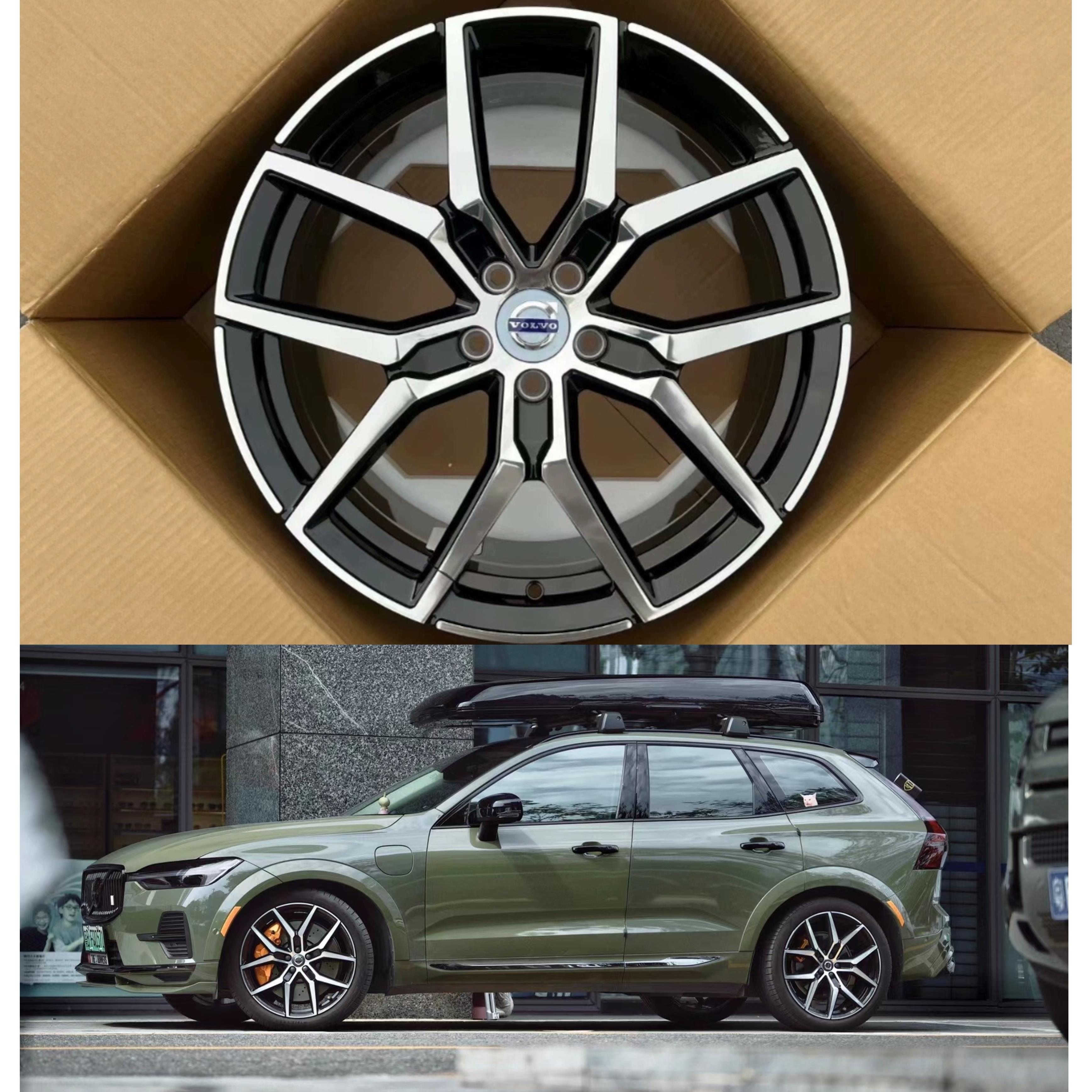 适用18 19 20寸沃尔沃北极星轮毂 S60L S90 XC40XC60XC90锻造钢圈