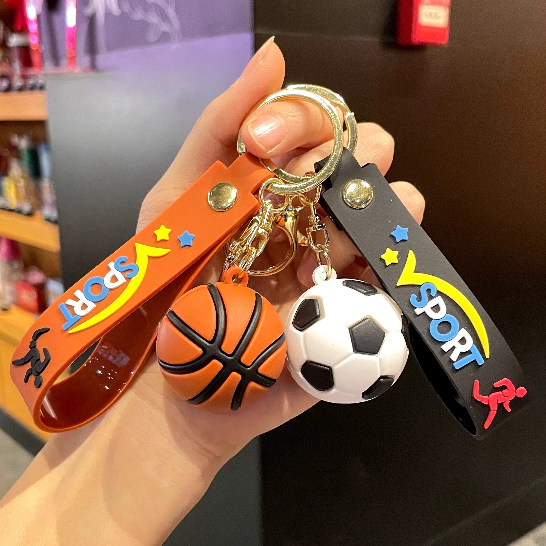 足球钥匙扣定制挂件足球周边挂饰