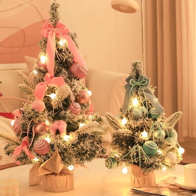 圣诞树圣诞节装饰家用发光摆件