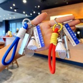 羽毛球挂件带口哨定制礼品书包挂件高级感钥匙扣书包挂饰礼物