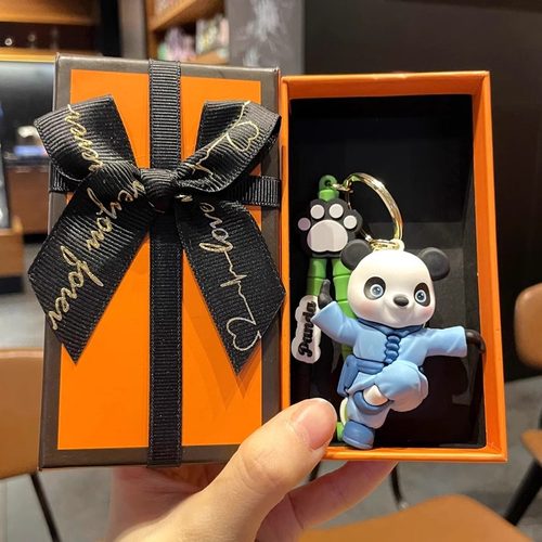 卡通国潮熊盒国潮卡通公仔挂件
