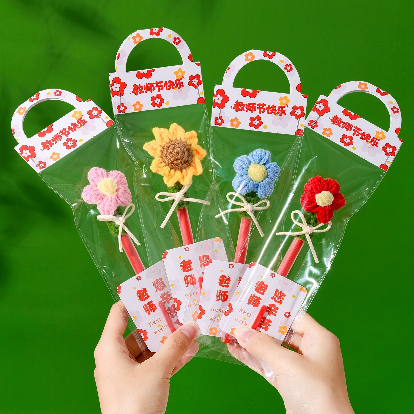 教师节礼物送女老师实用花束笔