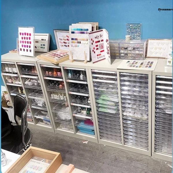 店展示柜店美甲办公美甲文件柜抽屉柜子收纳柜美甲家式厂甲胶油柜