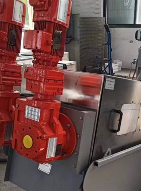 新款131.132型叠螺脱水机 不锈D钢污水处理设备 叠螺式污泥脱水设