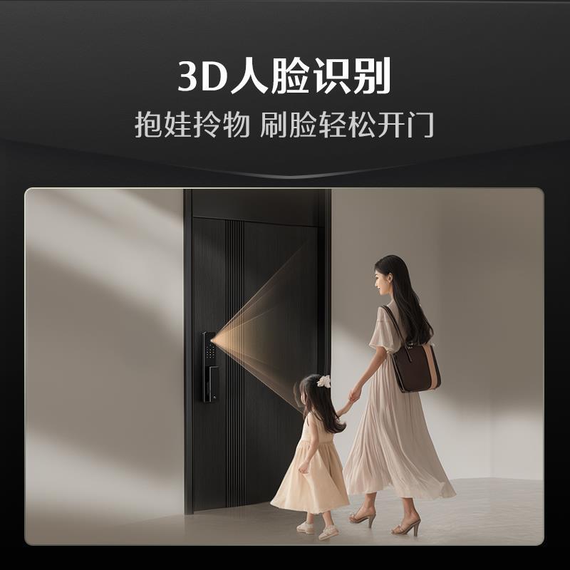 德施曼智能门锁3D人脸识别智能锁密码锁指纹锁小嘀Q2FD