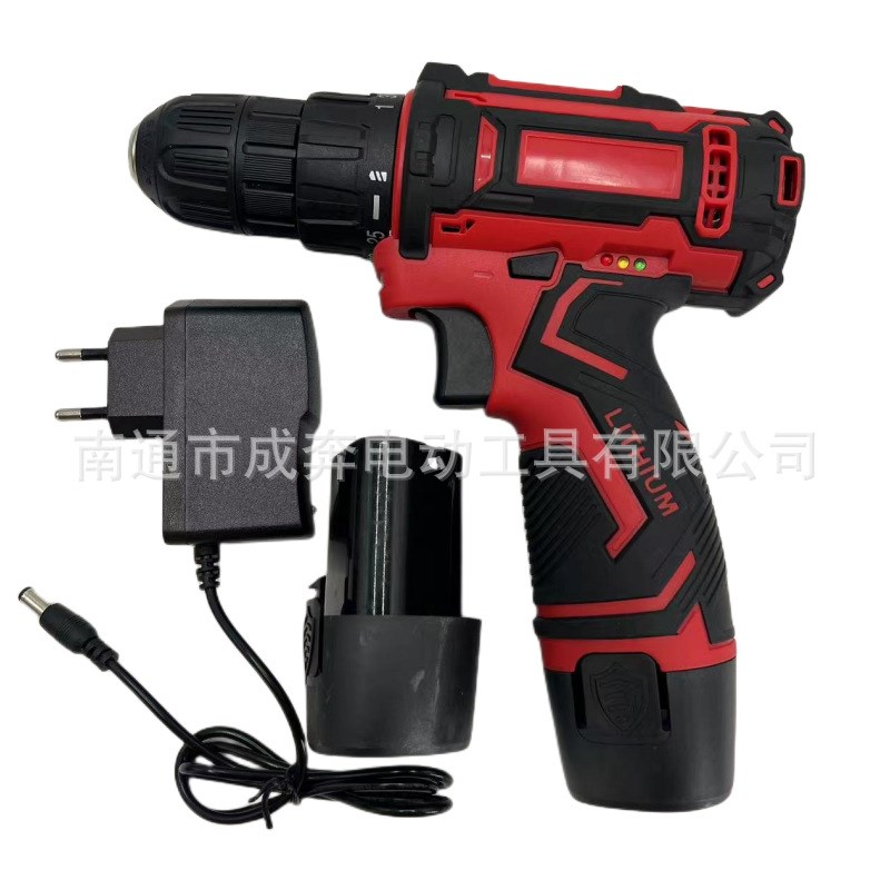 12v充电d式手电钻电动螺丝刀电动工具电起子微型多功能家用锂电钻