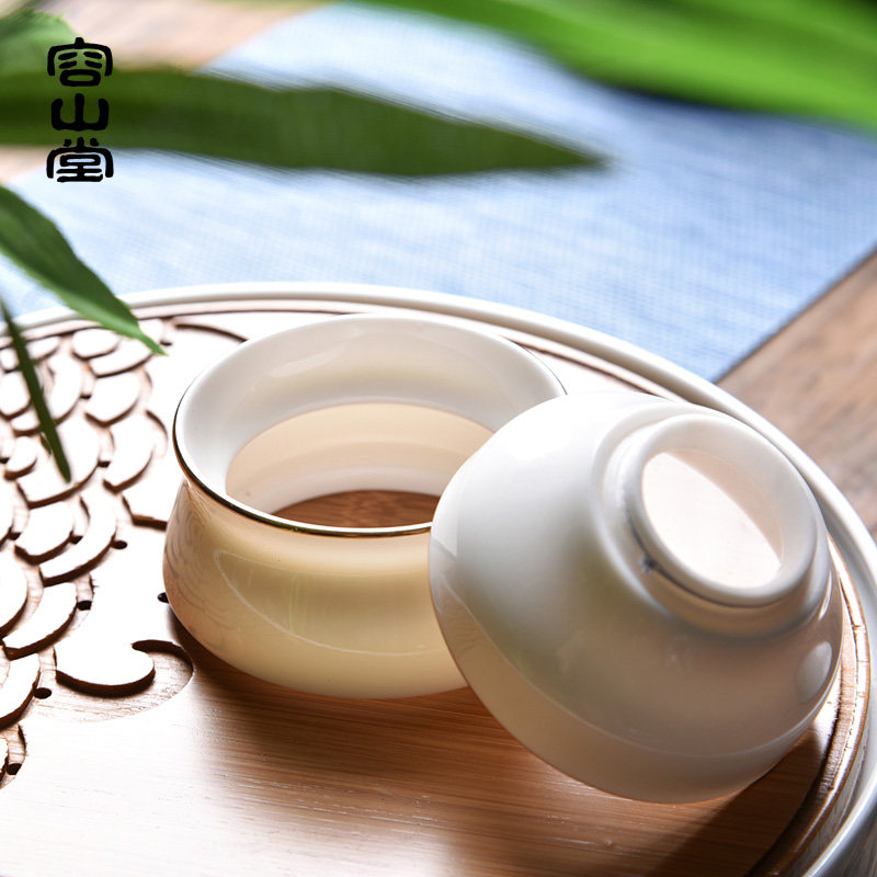 容山堂固德 白瓷盖碗 白瓷分茶器三才茶碗P 茶滤托架茶具配件,餐饮具,盖碗,淘宝优惠券,粉丝福利购,淘宝优惠卷