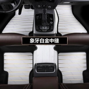 适用于23款丰h田汉兰达脚垫全包围皇冠陆放汽车后备箱垫实木地板