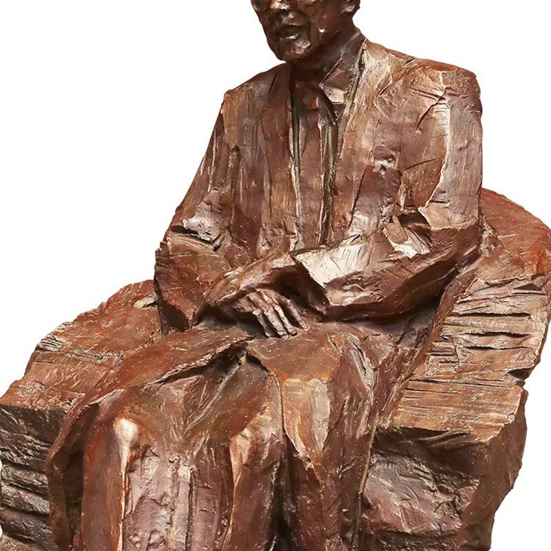 周培源名人全身像校园玻璃钢铸铜C广场户外纪念意义展览馆雕像定