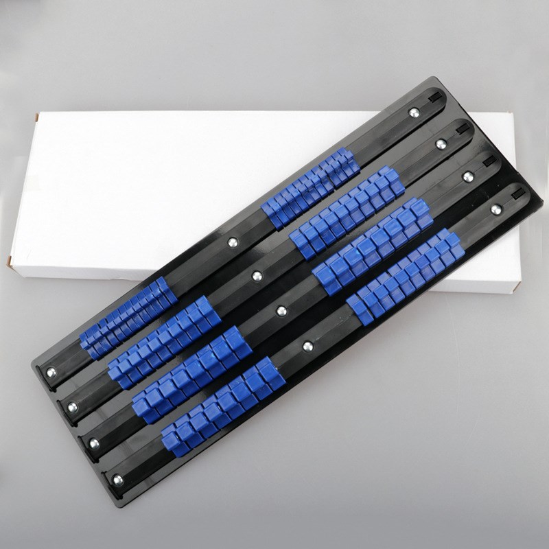 现货80pc铁板套筒架1/2 3/8 1/4多功能 480mm多用铁塑料套筒架