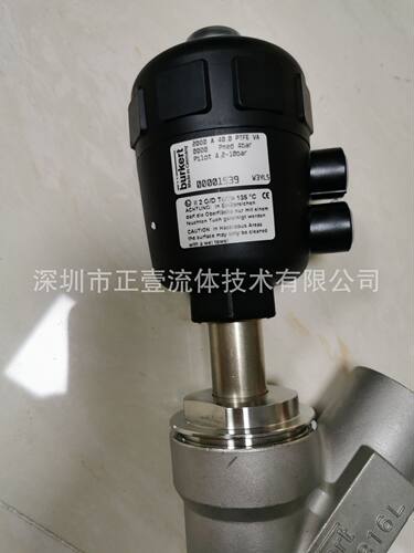 burkert2000宝德气动角座阀不锈钢快装焊接DN15 20 25 32 40 50