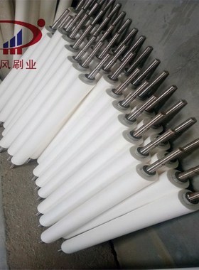 纺织PVA海绵吸水辊白色吸油墨空心海绵刷玻璃清洗机圆形海绵擦辊