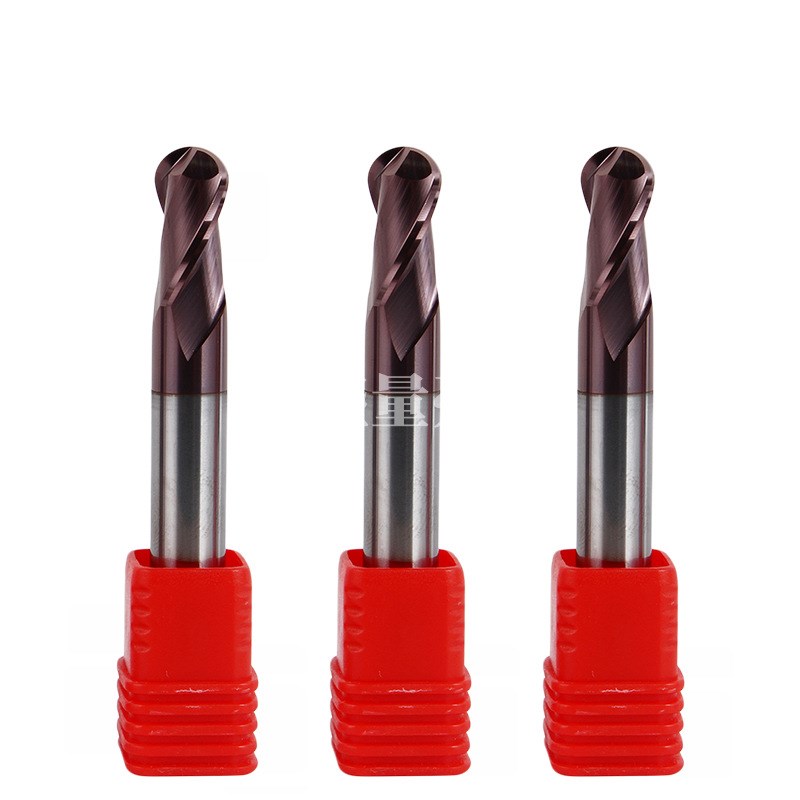 55度整体硬质合金球头铣刀钨钢球刀R0.5 1 2 3 4 5 6 7 8 10 12MM