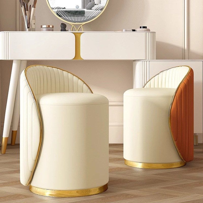 轻奢梳妆凳小户型简约家用卧室圆凳北欧网红女生带靠背椅子化妆凳,住宅家具,梳妆凳,淘宝优惠券,粉丝福利购,淘宝优惠卷