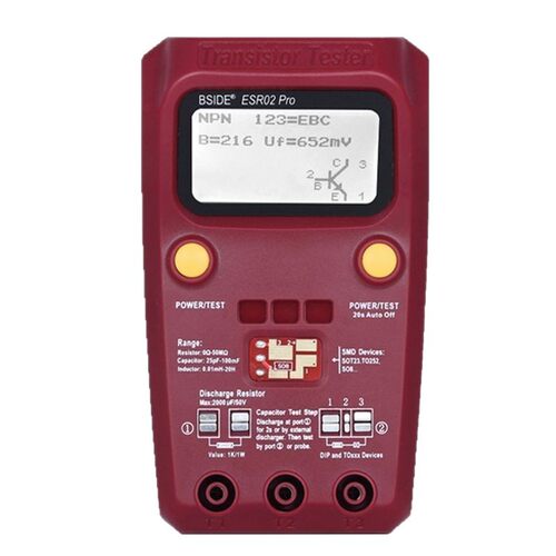 ESR02Pro电感电容电阻晶体管测试仪电感表M328元器件测量仪电子