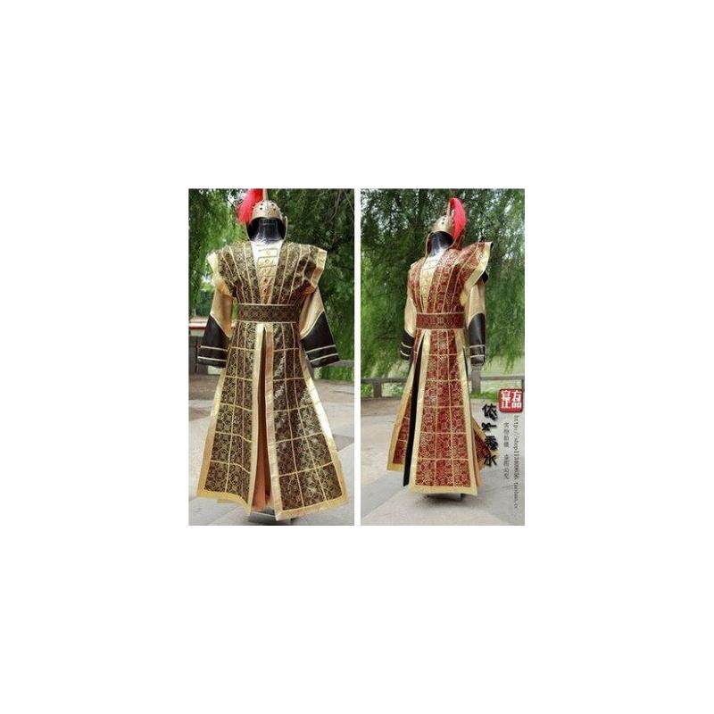 古装将军侠客唐朝统领元帅武将服装古代士兵服古装盔甲戏曲表演服
