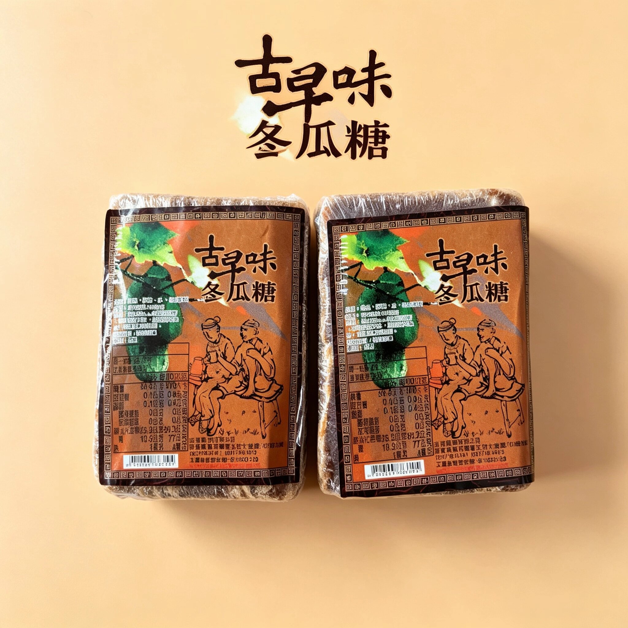 台湾古早味冬瓜茶砖冬瓜糖575g饮料浓缩糖浆夏天解暑果汁奶茶店