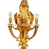 欧a式 欧式 纯铜镀金 电壁灯 烛台 样板间蜡烛台 壁灯 古典家居 软