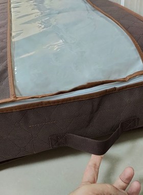 Underbed Storage Baqgs 75L Foldable Flat Quilt Clothes Organ