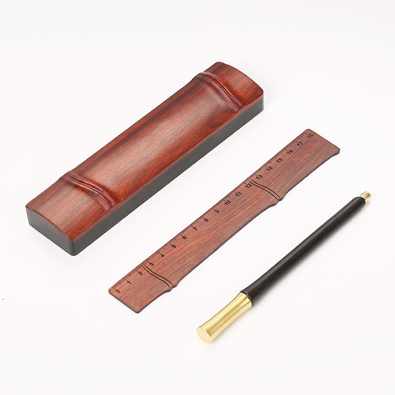 红木签字笔尺镇纸套装 木质中性笔金属黄铜水笔商务O定制刻字logo,文具电教/文化用品/商务用品,宝珠/走珠/签字笔,淘宝优惠券,粉丝福利购,淘宝优惠卷