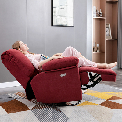 雅客来头等太空舱沙发电动沙发USBF充电单人布艺沙发摇椅影院沙发