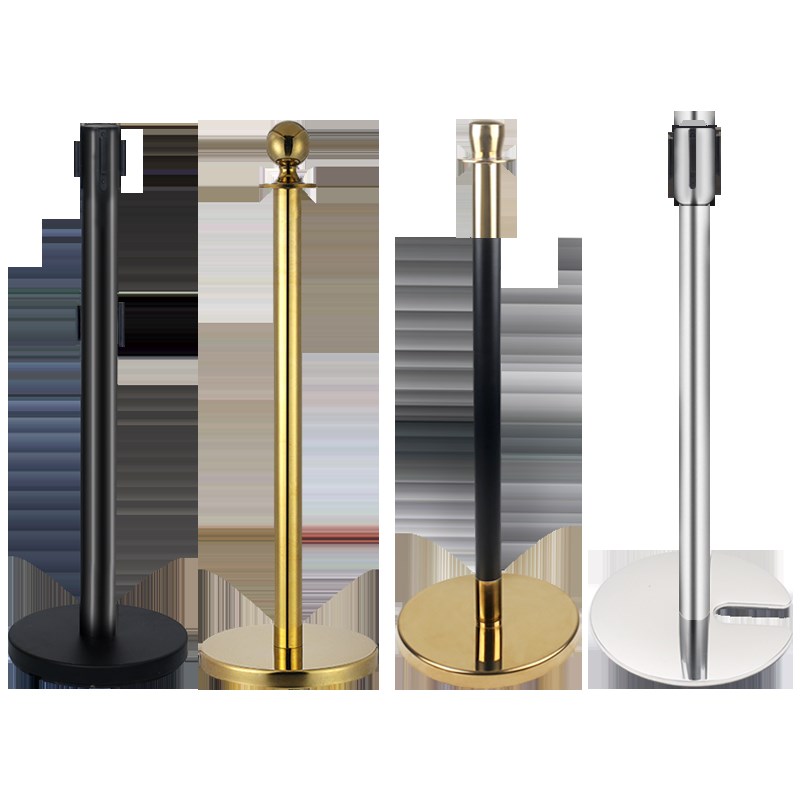 一米线酒店礼宾杆迎宾杆挂绳迎宾B柱不锈钢圆球隔离带排队护栏围