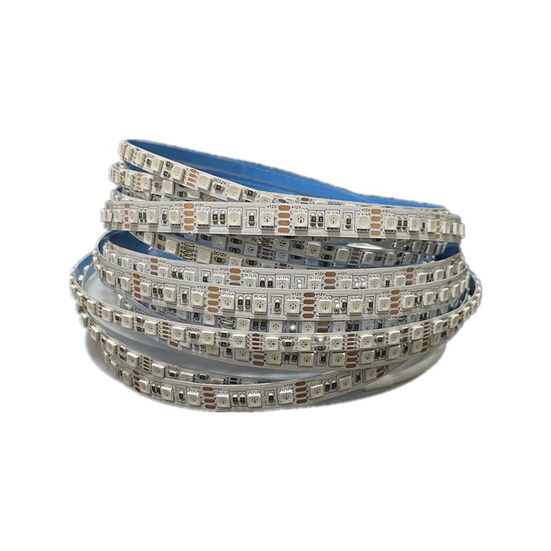 12vRGB七彩变色led灯带24vrgb超薄5/6K/8/10mm超密高亮贴片灯条