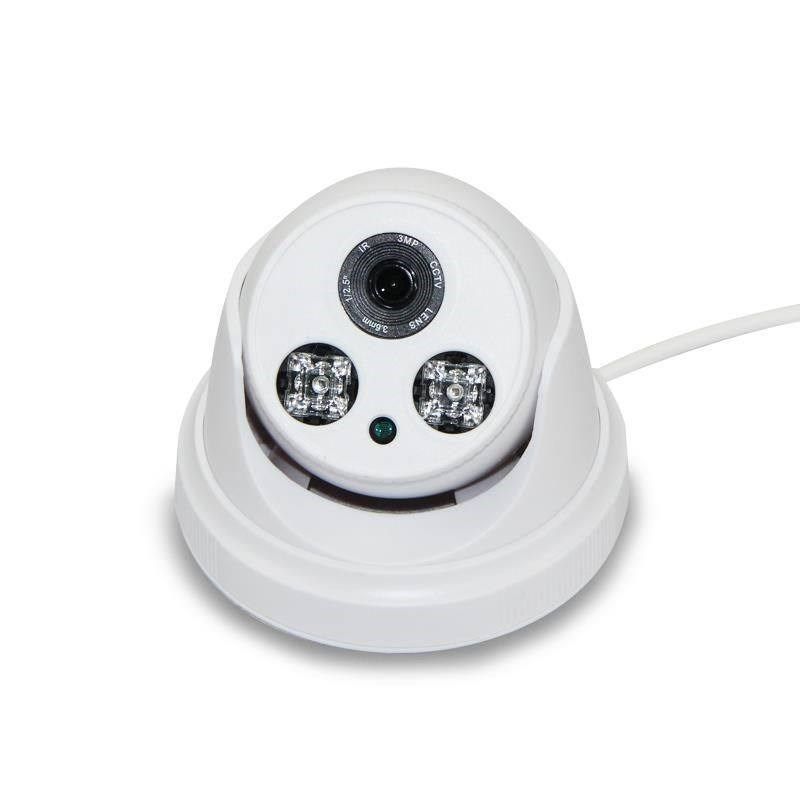 200万数学网络高清半球监控摄像头高清夜市红外广角室内探头