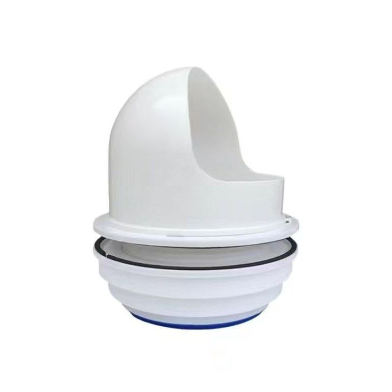 抽油烟机止逆阀排烟管出风口穿玻璃防风帽室外穿墙止回阀防雨帽