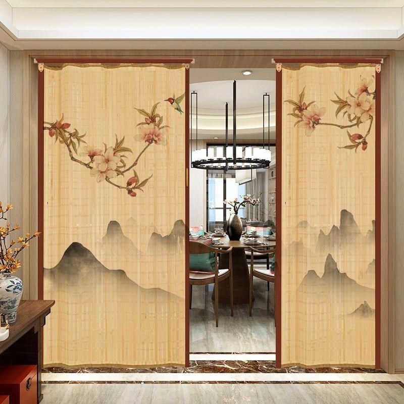隔断门移门中式折叠推拉门竹帘门帘卷帘厨房空调中式家用简易门,基础建材,门/墙/窗隔音贴,淘宝优惠券,粉丝福利购,淘宝优惠卷
