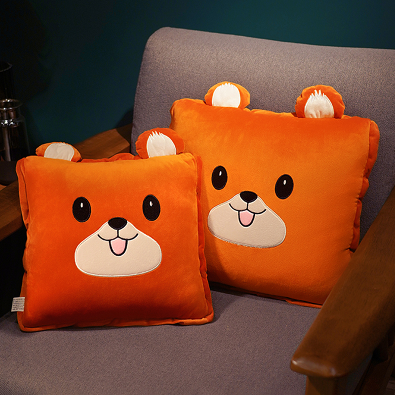 抱枕被子两用二合一汽车折叠靠枕午睡毯子K枕头办公室加厚车上车