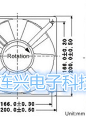 全新新捷飞AXLAL AC FAN JF20060HBL2 20CM220V/380V交流轴流风机