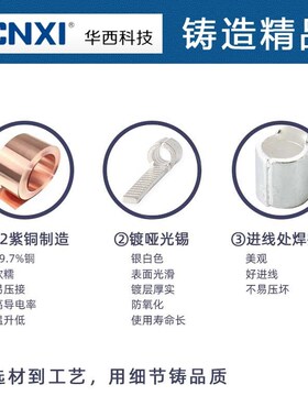 SK华西科技CNXI 片形裸端子HDBN8-14 14-16 22-16 38-16 扁形裸端