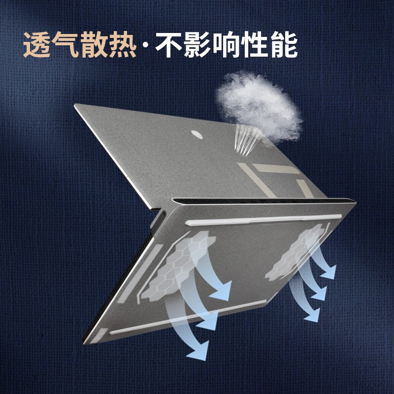 适用外星人笔记本保护膜m15r7布纹贴纸x17r2x15x16电脑外壳贴膜x1