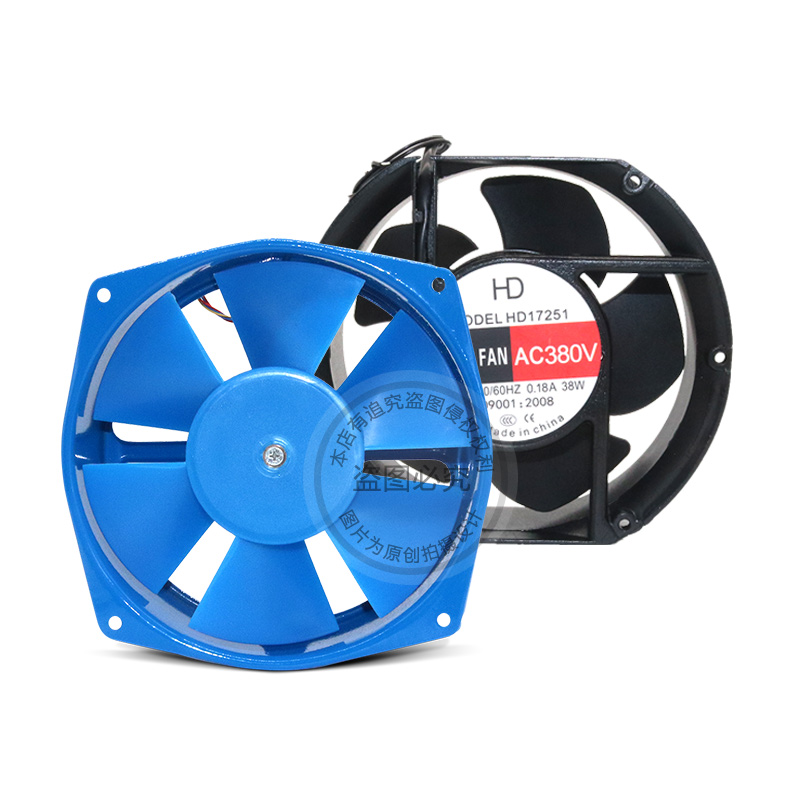 电焊机轴流风机 交流ACo380V工业风扇逆变焊机散热风扇 17CM*15cm