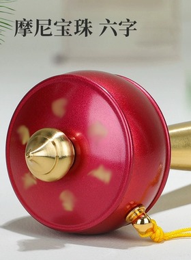 藏式手持转经简手摇转金桶观音文殊绿度母微缩胶卷随身手转转动轮