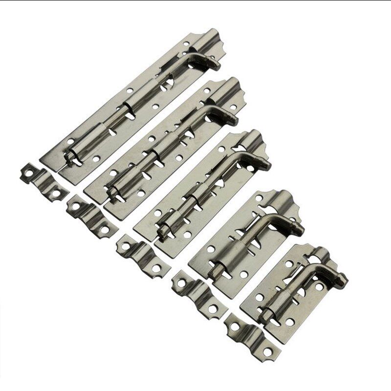 老式插销6寸门栓插栓门锁免打孔安全扣加厚不锈钢大小插销明装