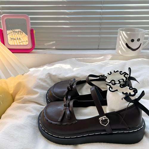 平底浅口玛丽珍女鞋学院风jk日系小皮鞋2025年秋季新款洛丽塔鞋子