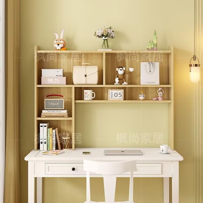 简书约小多功能书架简易桌上电脑置架WWW13宿舍桌面架储物架文件