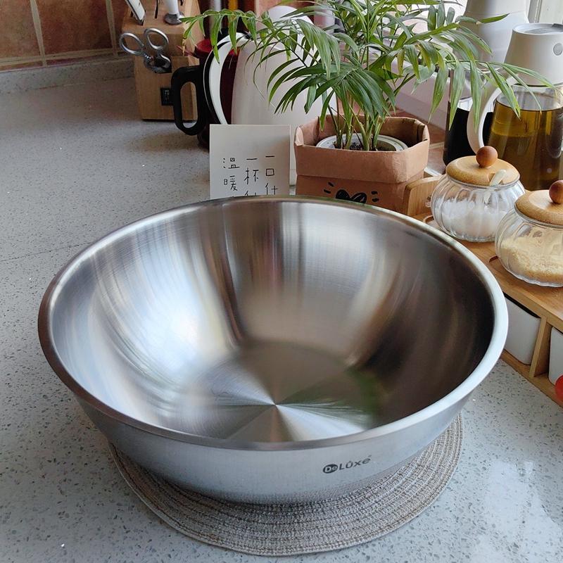 加大厚 加034不面锈钢盆和盆特大盆子CLL揉面家用大盆烘焙厨房洗