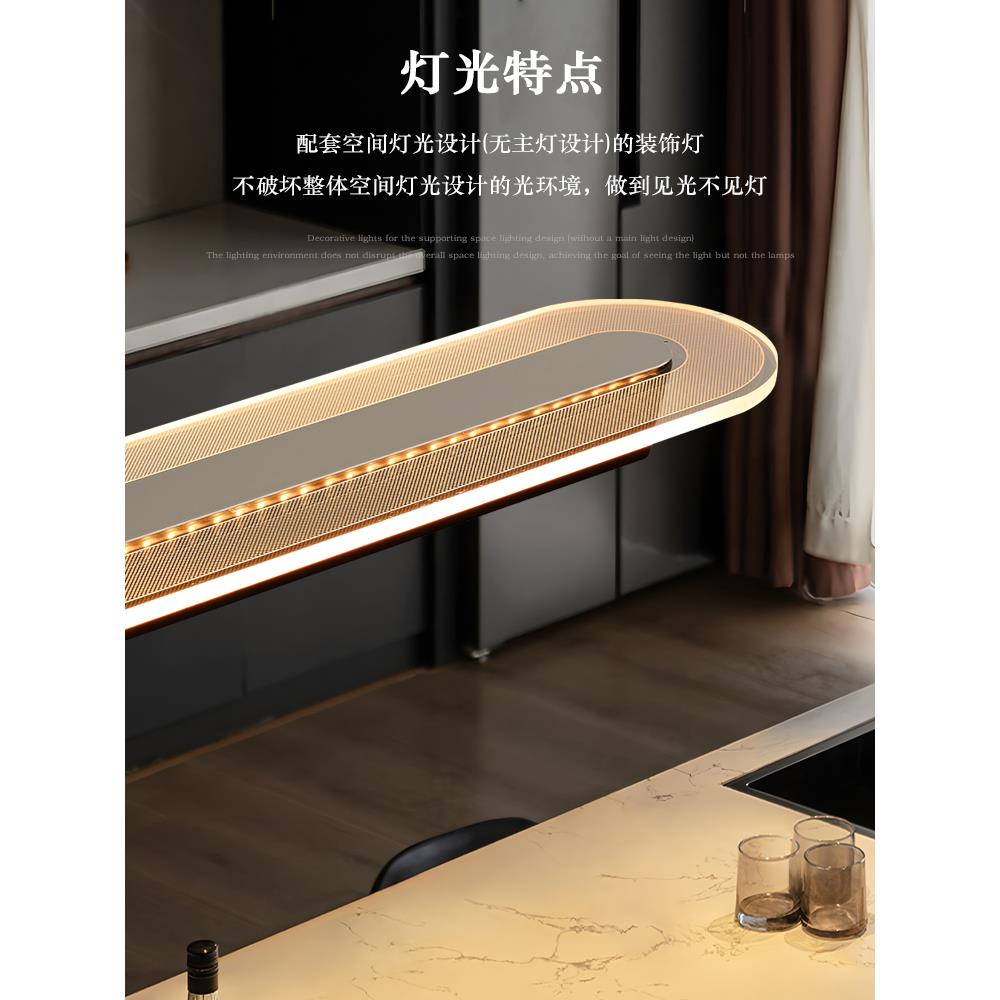 保定代无碍障豪现华餐厅主吊MRX灯2025新型高端长吧台餐桌餐厅灯