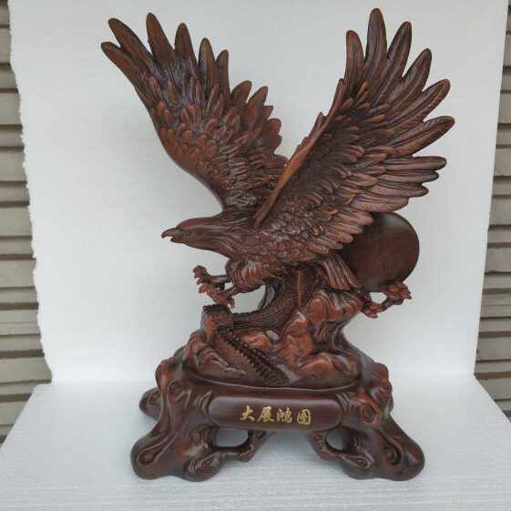 大展宏图拼搏老鹰鹏程万里树脂工