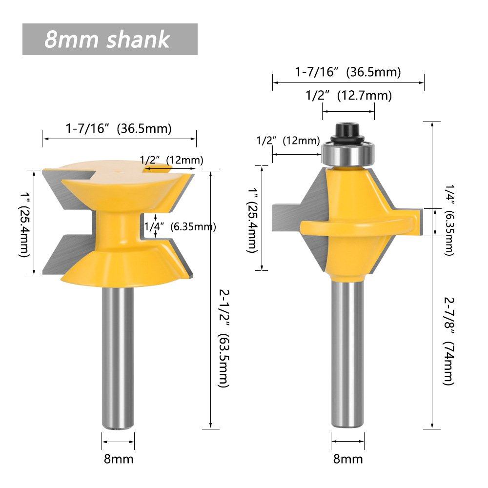 8柄12柄1/2柄120°榫合刀铣刀套装拼板刀拼接刀木工铣锣机雕刻刀,五金/工具,其他铣刀,淘宝优惠券,粉丝福利购,淘宝优惠卷