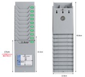 多功能仓库物料卡插卡架伸缩物资卡槽悬挂磁吸物料管制库存卡架子
