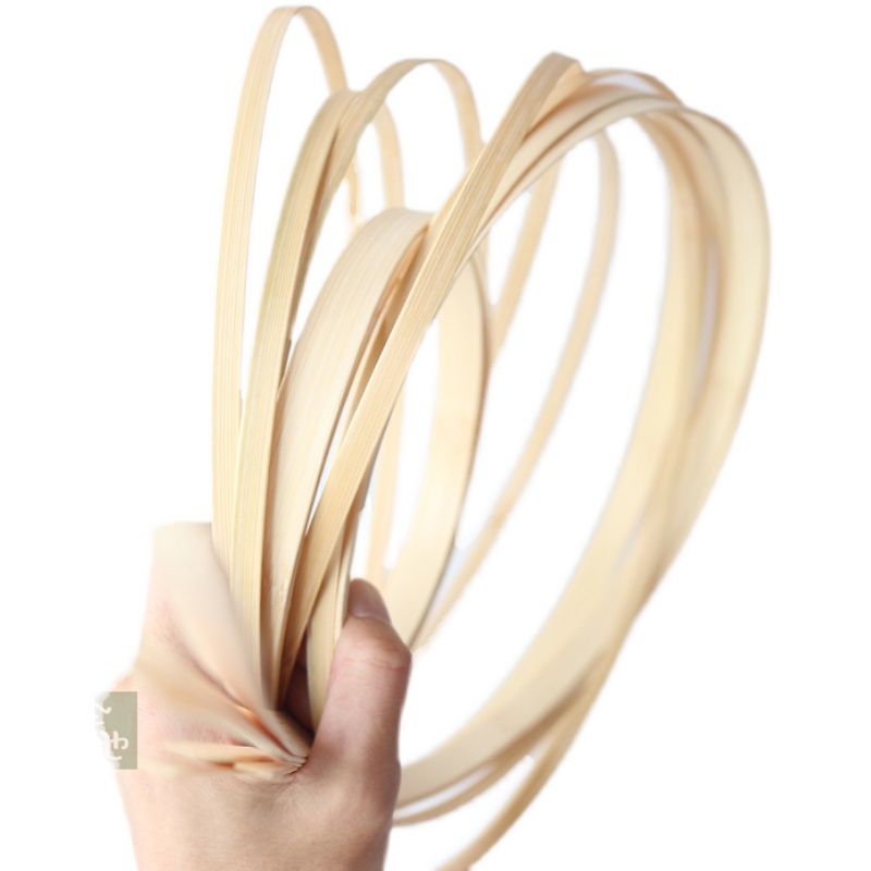 花艺竹条竹片园艺竹篾条装饰竹艺竹D编竹篾竹皮黄蔑丝篾条篾片材