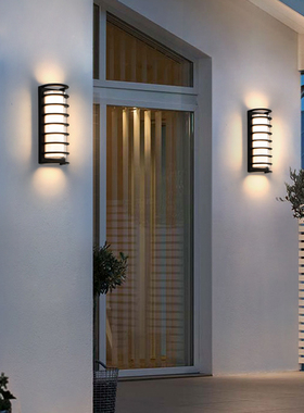 户外壁灯防水lhed庭院灯别墅外墙灯大门两侧室外阳台灯简约墙壁灯