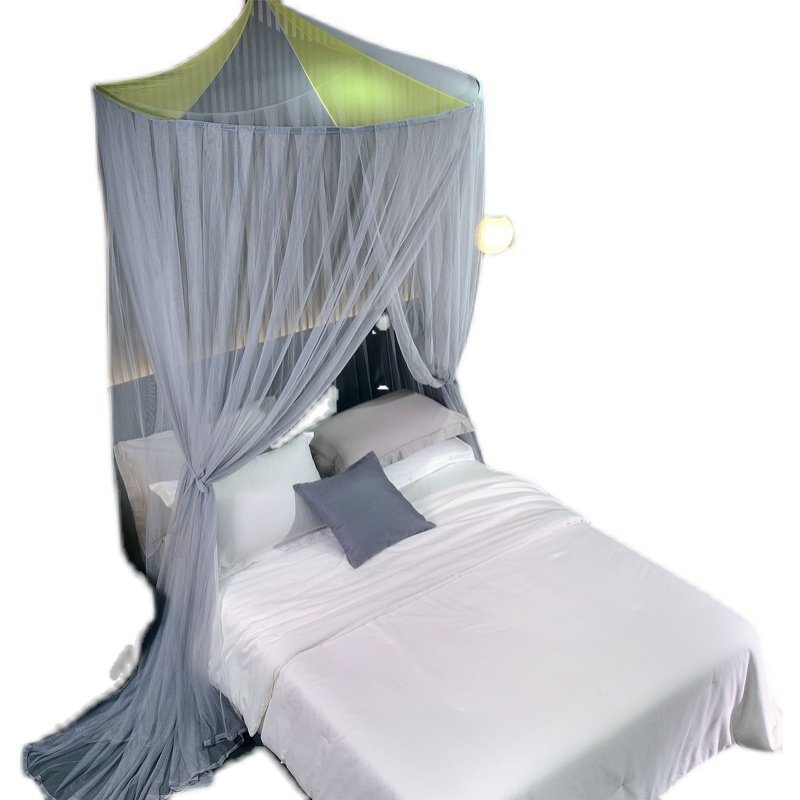 通用半圆顶公主床帘加厚一体式1.51.8m免安装挂墙式落地加密蚊帐,床上用品,蚊帐,淘宝优惠券,粉丝福利购,淘宝优惠卷