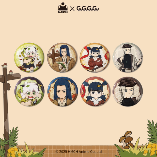 GuGuGuGu 罗小黑战记秋日探险系列马口铁徽章盲盒盲抽动漫周边