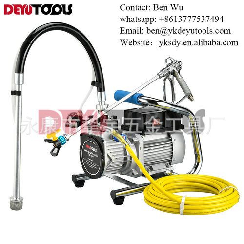 多功能内外墙高压无气无刷隔膜乳胶漆涂料油漆喷涂机带漏斗DF500 - 封面